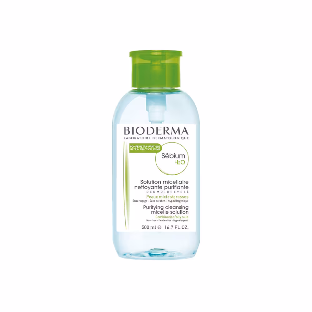 بایودرما میسلار واتر پوست چرب و مختلط Sebium H2O