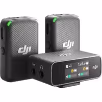 میکروفون بیسیم دی جی آی برای دوربین و تلفن هوشمند DJI Mic دو کاربره