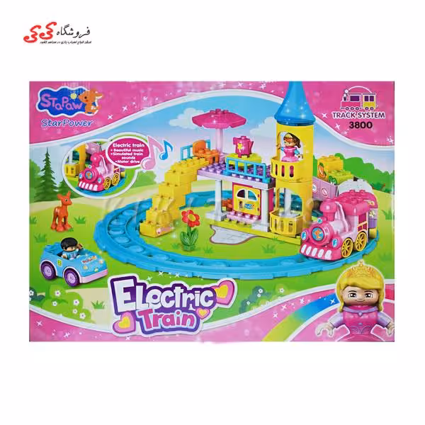 اسباب بازی قصر پرنسس و قطار لگویی دخترانه ELECTRIC TRAIN