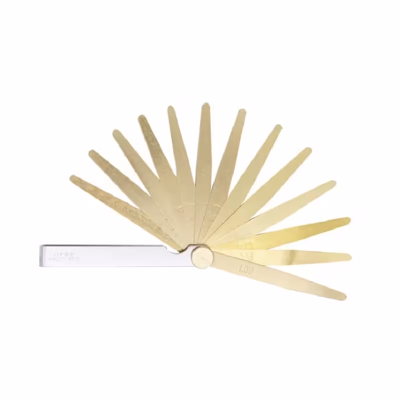 آچار فیلر برنجی ورکا 8 تیغ از 0.05 تا 0.50 میلیمتر مدل 2454-260