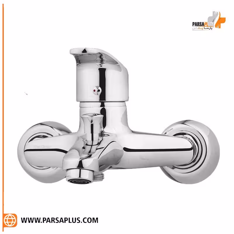 شیر دوش دوان مدل تین کروم