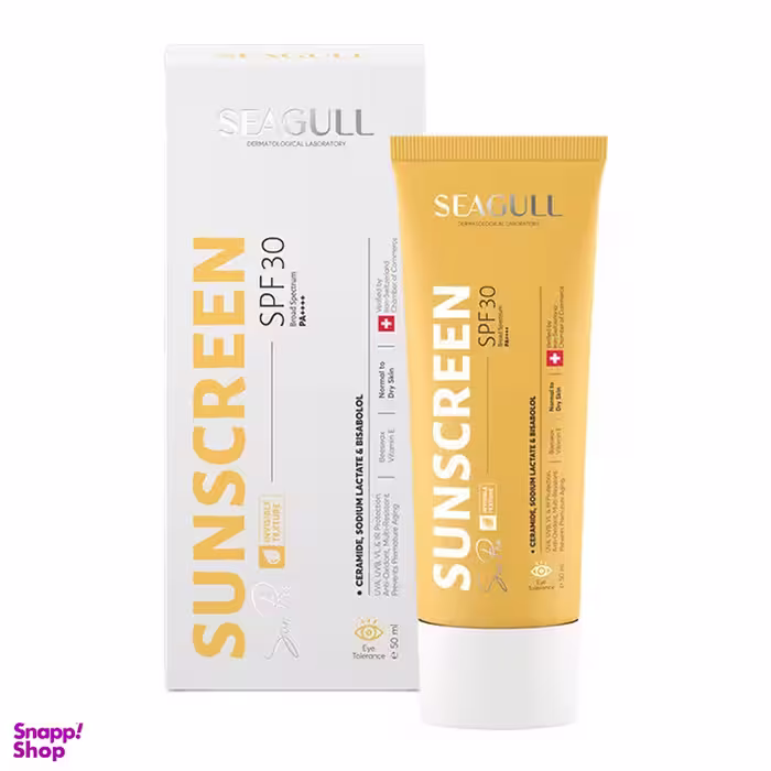 کرم ضد آفتاب بدون رنگ سی گل SPF 30 مدل  Pro مناسب پوست‌ های خشک و معمولی حجم 50 میلی‌ لیتر