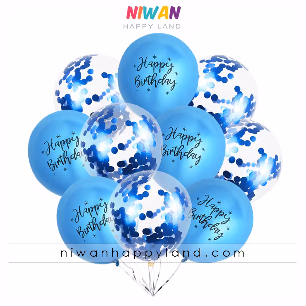 پک بادکنک کروم هپی آبی