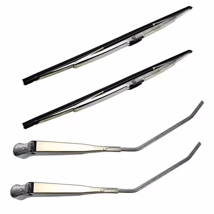 تیغه و بازویی برف پاک کن خودرو مدل استیل کد DOUL-DOKHAMSASAF مناسب برای پیکان بسته 4 عددی | کالا مکس
