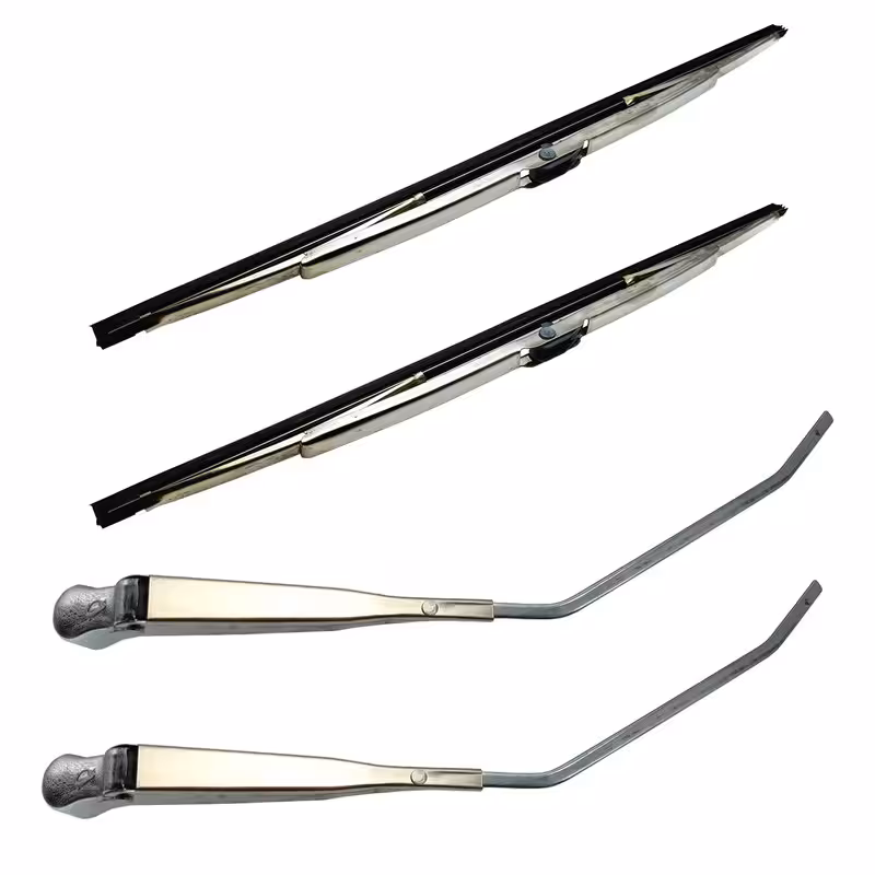 تیغه و بازویی برف پاک کن خودرو مدل استیل کد DOUL-DOKHAMSASAF مناسب برای پیکان بسته 4 عددی | کالا مکس
