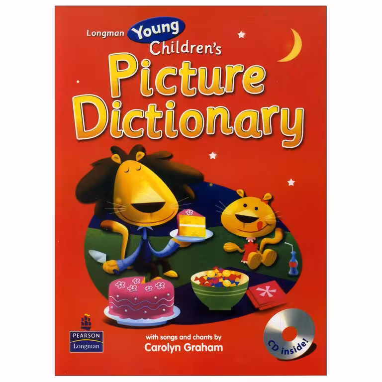 کتاب Longman Young Childrens picture Dictionary ( قــرمــز )
