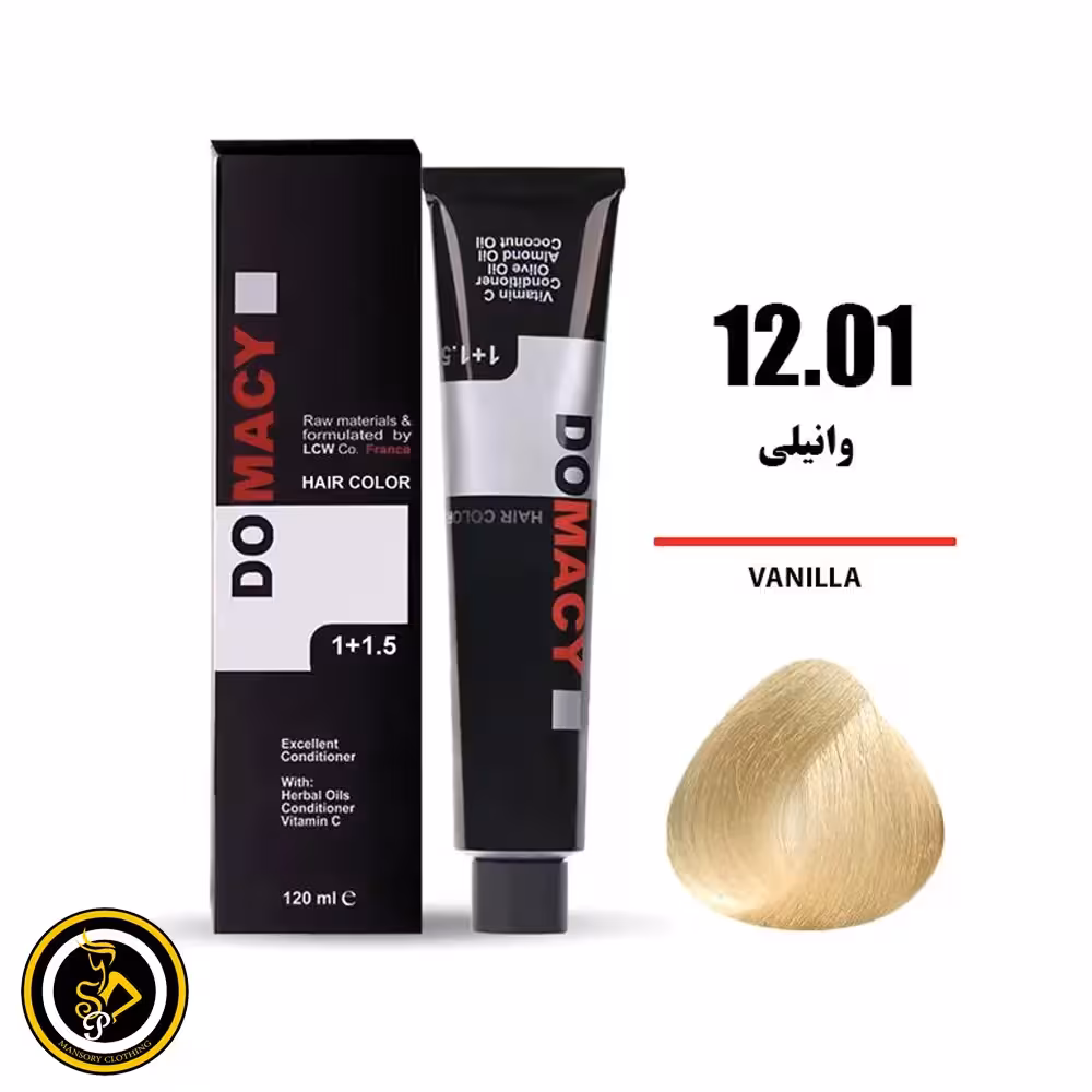 رنگ مو وانیلی دوماسی شماره 12.01