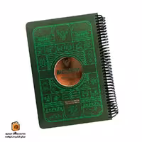 دفتر خط دار 100 برگ سبز زیست شناسی لانگو (lango)