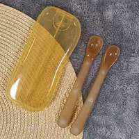 قاشق دو عددی طرح هی اور شی