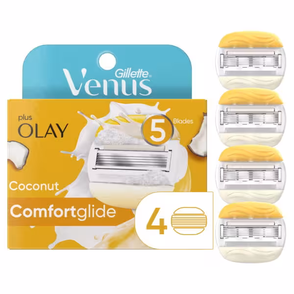 یدک خودتراش ژیلت ونوس بسته 4 عددی olay ساخت لهستان