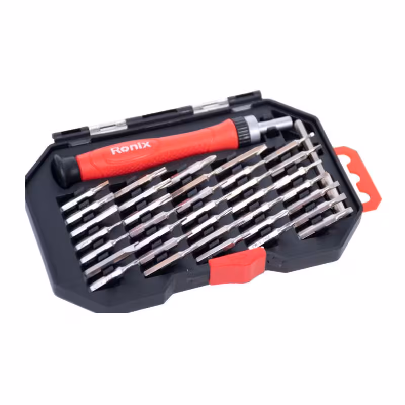 پیچ گوشتی جغجغه ای ساعتی رونیکس مدل RH-2719 بسته 37 عددی | کالا مکس