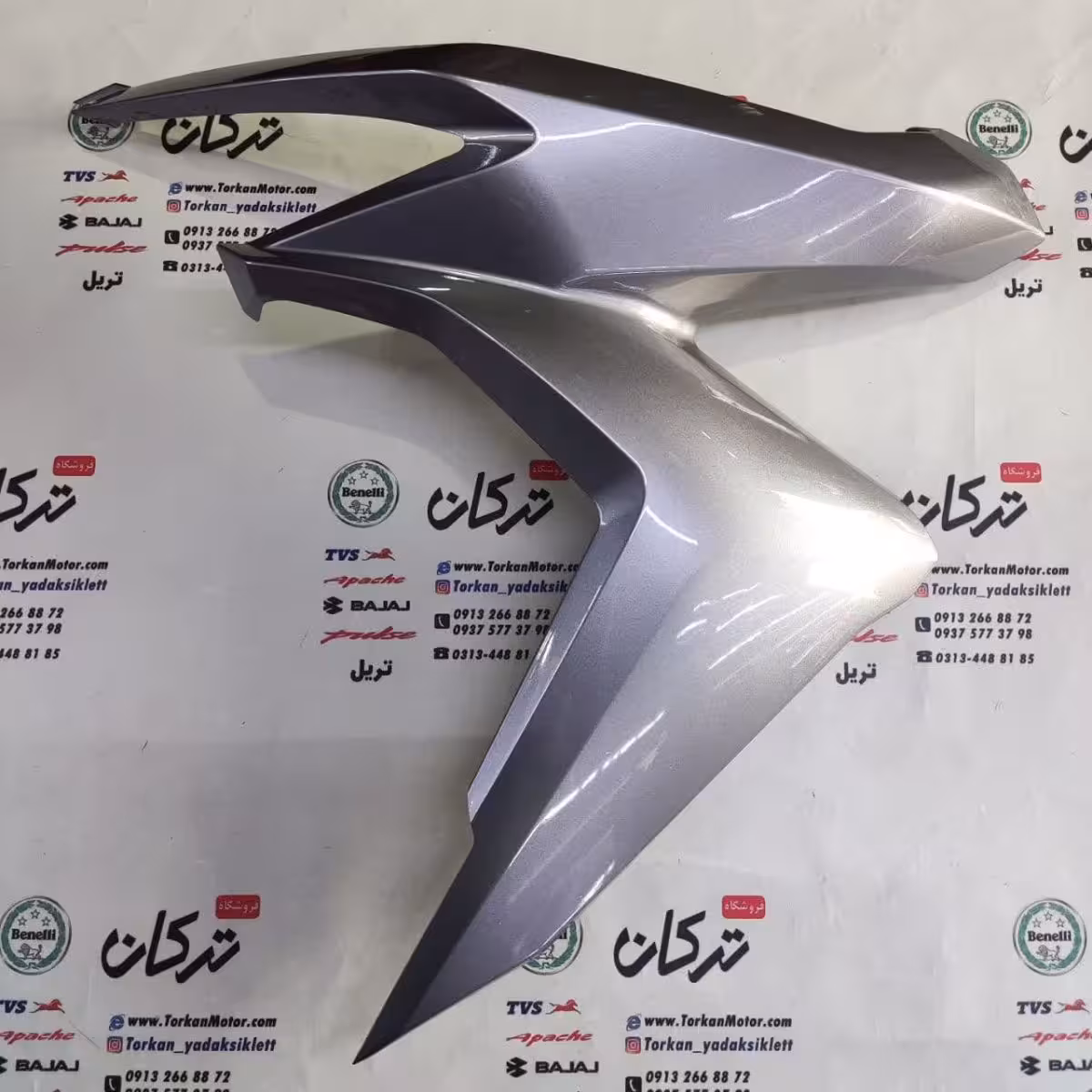 قاب ( کاور ) فلاپ بغل چراغ ( بلوری ) موتور طرح کليک ( مدادی ) ( راست ) کیفیت درجه 1