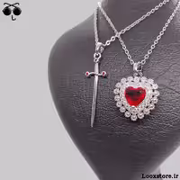گردنبند ست عاشقانه قلب و شمشیر جدید ❤️🗡️