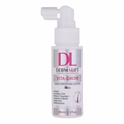 لوسیون تقویت کننده مو درمالیفت مدل VITA GROW حجم 60 میلی لیتر