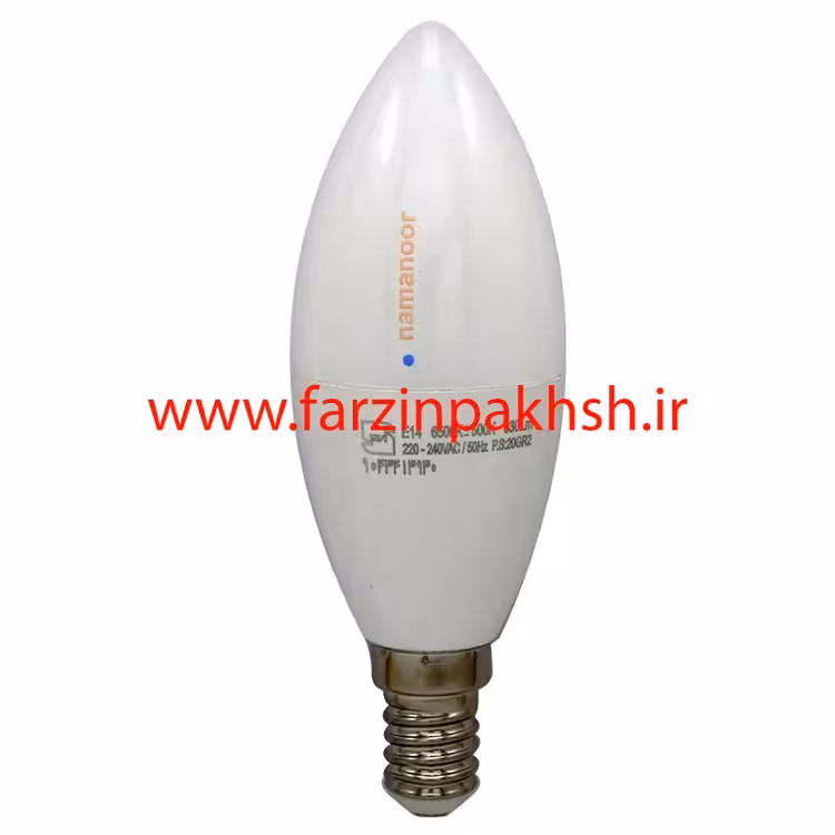 لامپ ال ای دی 7 وات نمانور مدل کندل پایه E14