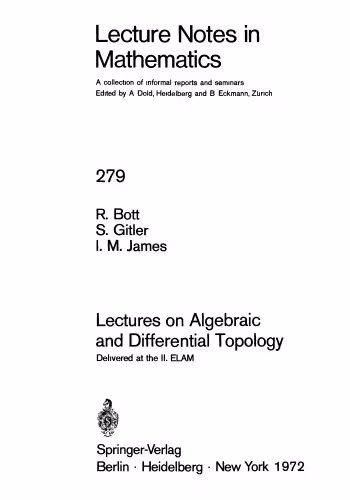 خرید و دانلود نسخه کامل کتاب Lectures on algebraic and differential topology, delivered at the II. ELAM