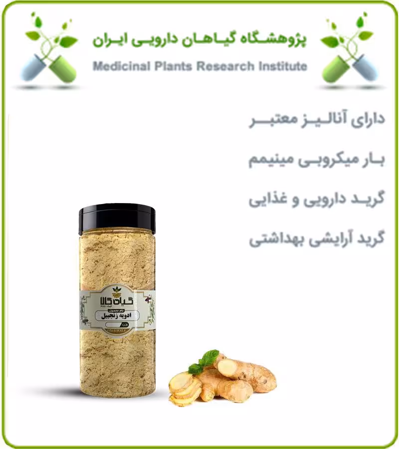 ادویه زنجبیل بسته بندی