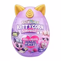 عروسک سورپرایزی Rainbocorns سری Kittycorn با شاخ طلایی