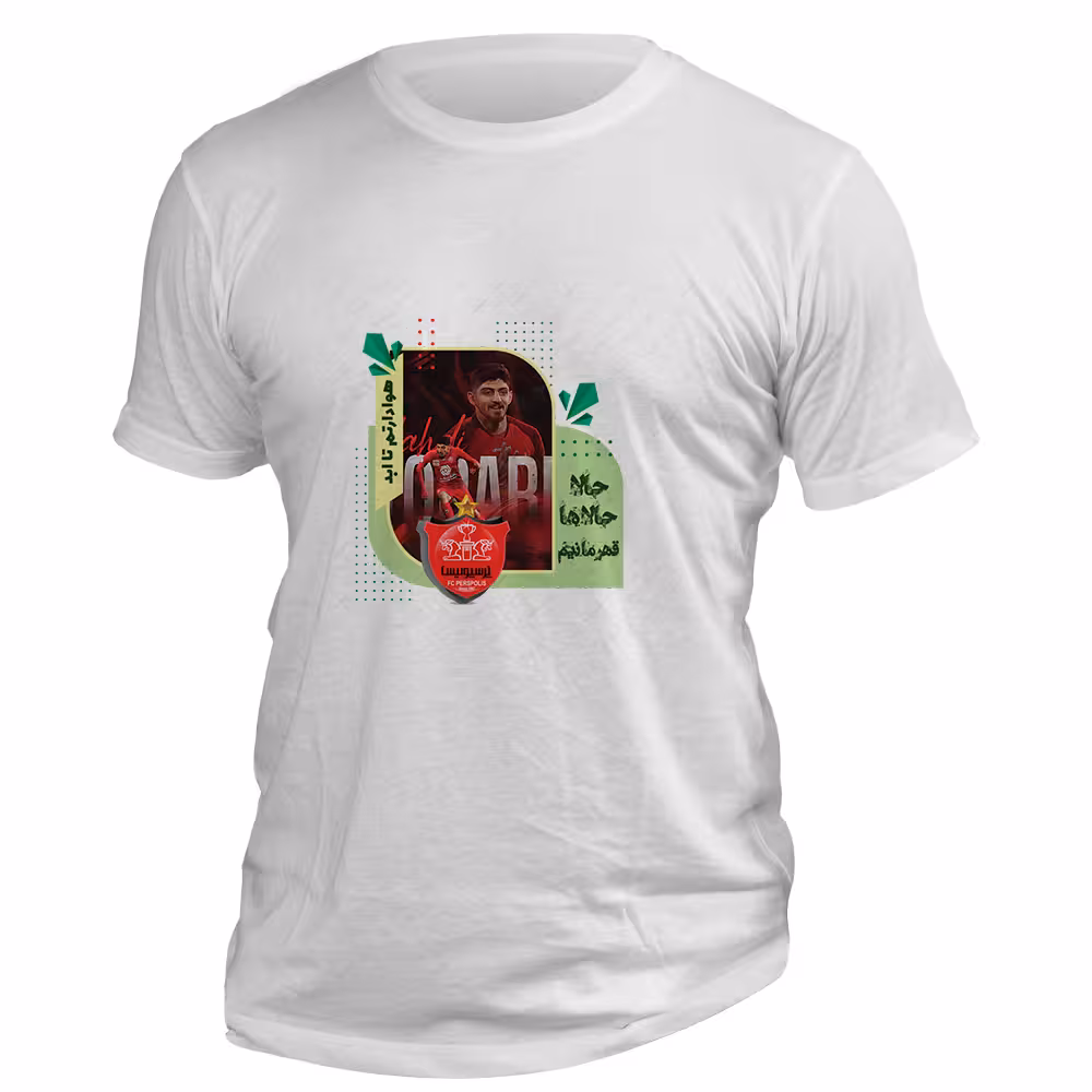 تیشرت طرح فوتبالی با عکس مهدی ترابی بازیکن پرسپولیس کد 63