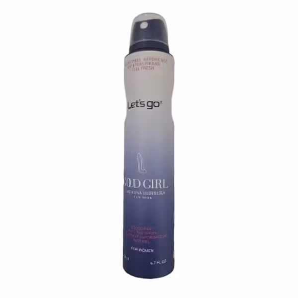 اسپری خوشبو کننده بدن زنانه lets go لتس گو good girl حجم 200 میلی لیتر | Let’s Go women’s Body Deodorant Spray Model good girl 200 ml