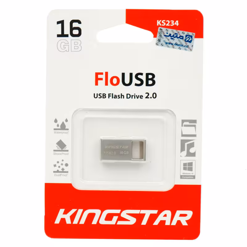 فلش مموری کینگ استار مدل KINGSTAR KS234 Flo ظرفیت 16 گیگابایت