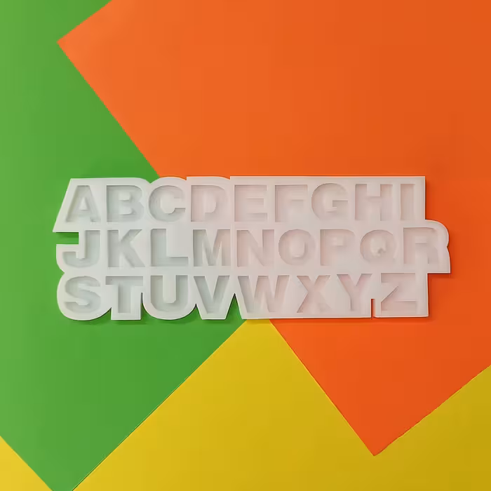 قالب رزین مدل مجموعه حروف انگلیسی کد EN2