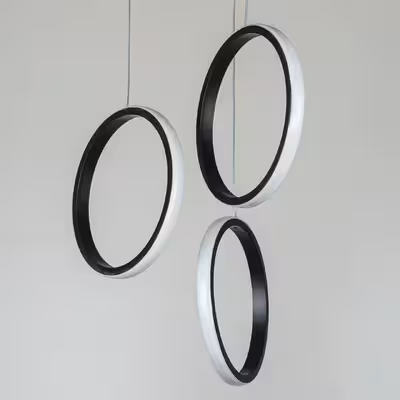 چراغ آویز سه شعله چشمه نور کد L6369-BK