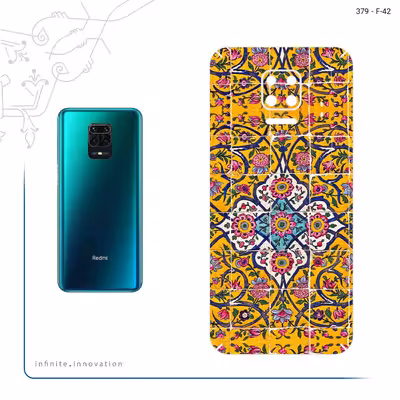 برچسب پوششی ماهوت مدل Iran Tile 10 مناسب برای گوشی موبایل شیائومی Redmi Note 9S