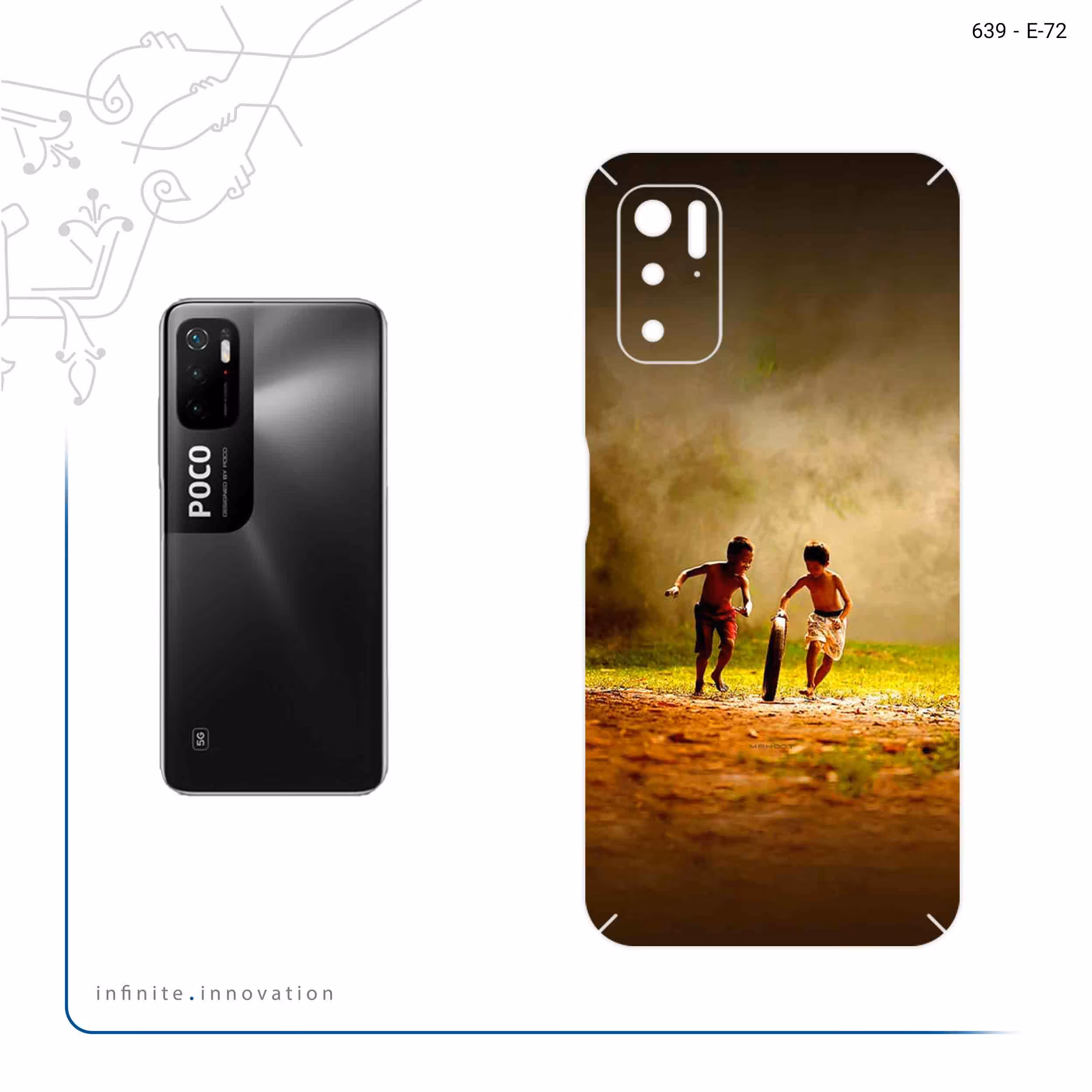 برچسب پوششی ماهوت مدل childs play مناسب برای گوشی موبایل شیائومی Poco M3 Pro 5G