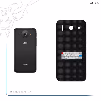 برچسب پوششی ماهوت مدل Minimal Keyboard Icon مناسب برای گوشی موبایل هوآوی Ascend G510