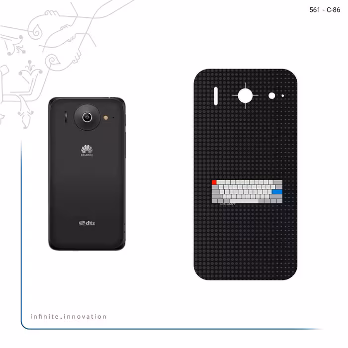 برچسب پوششی ماهوت مدل Minimal Keyboard Icon مناسب برای گوشی موبایل هوآوی Ascend G510
