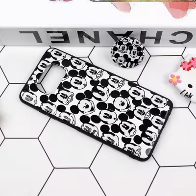 کاور طرح میکی موس کد 306 مناسب برای گوشی موبایل شیائومی Poco X3 به همراه پاپ سوکت