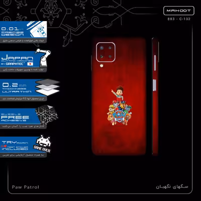 برچسب پوششی ماهوت مدل Paw Patrol-FullSkin مناسب برای گوشی موبایل سامسونگ Galaxy A22 4G