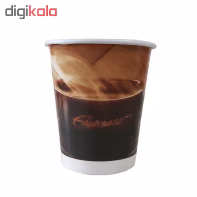 لیوان یکبار مصرف کاغذی الین پلاست مدل KGH3-20 بسته 20 عددی