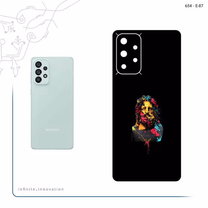 برچسب پوششی ماهوت مدل Painted Sculpture Digital Art مناسب برای گوشی موبایل سامسونگ Galaxy A73 5G