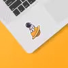  استیکر لپ تاپ توییجین و موییجین طرح Astronaut کد 10 مناسب برای لپ تاپ 15.6 اینچ به همراه برچسب حروف فارسی کیبورد 
