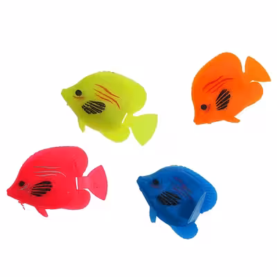 ابزار تزیین کیک به گز مدل ماهی دم متحرک مجموعه 50 عددی