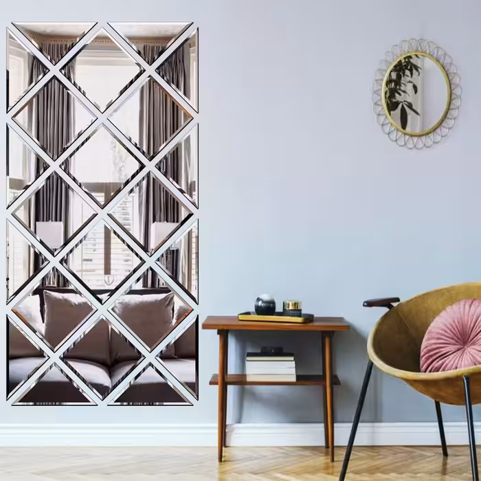 آینه مدل مربع بسته 22 عددی