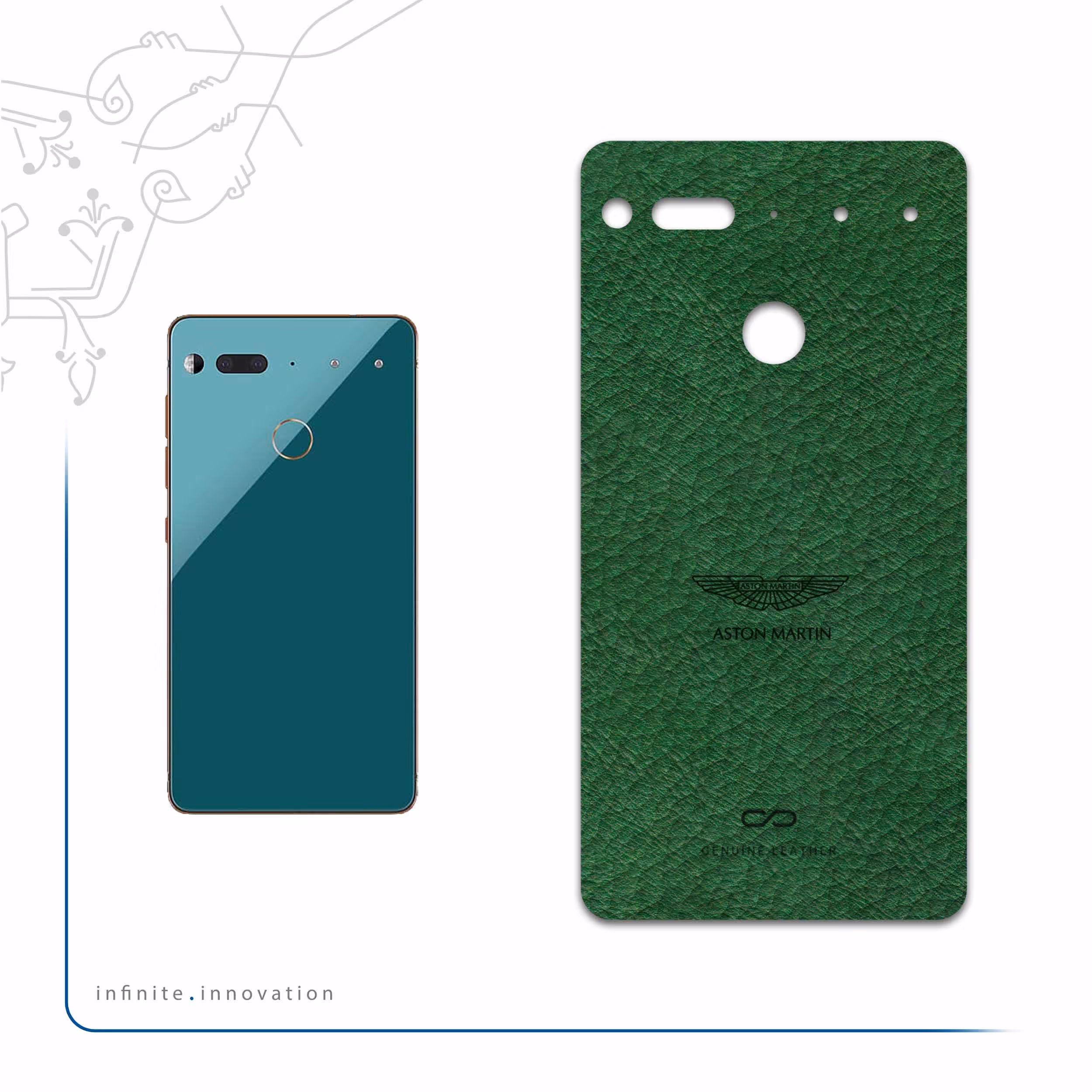 برچسب پوششی ماهوت مدل GL-ASTN_MRTN مناسب برای گوشی موبایل اسنشال PH1