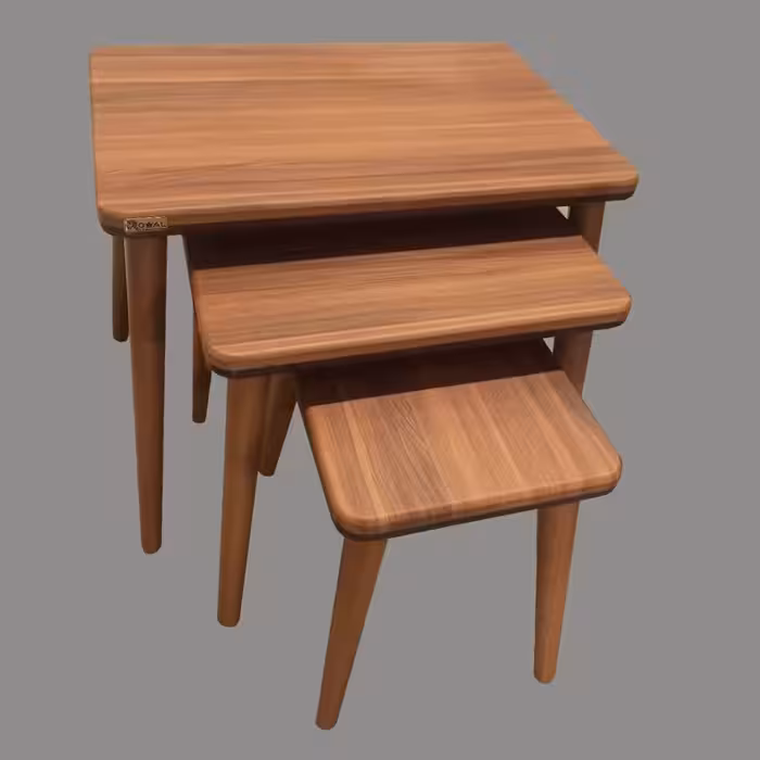 میز عسلی ررویال.سی.او مدل 451 مجموعه 3 عددی