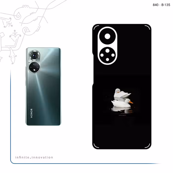 برچسب پوششی ماهوت مدل Duck مناسب برای گوشی موبایل آنر 50