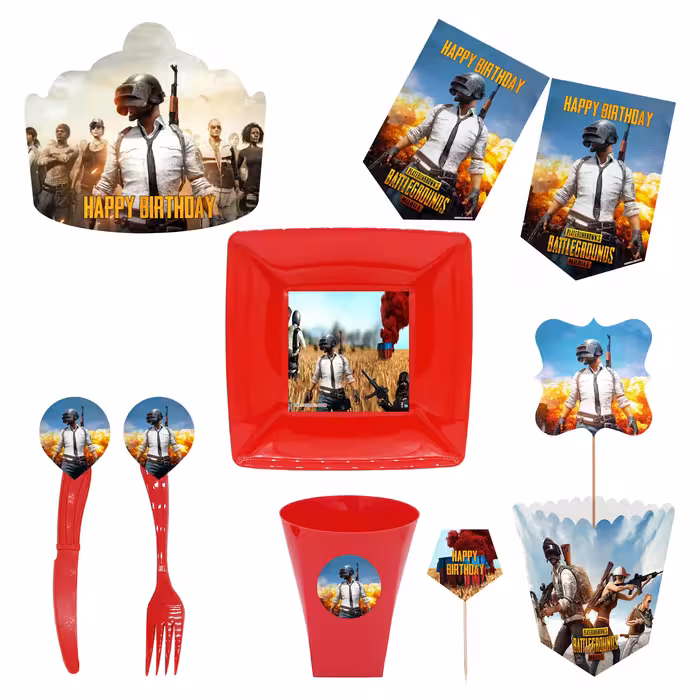  مجموعه 72 عددی تم تولد طرح پابجی