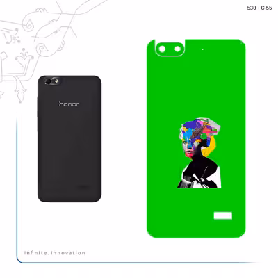 برچسب پوششی ماهوت مدل Collage of Women Portrait 3 مناسب برای گوشی موبایل آنر 4C