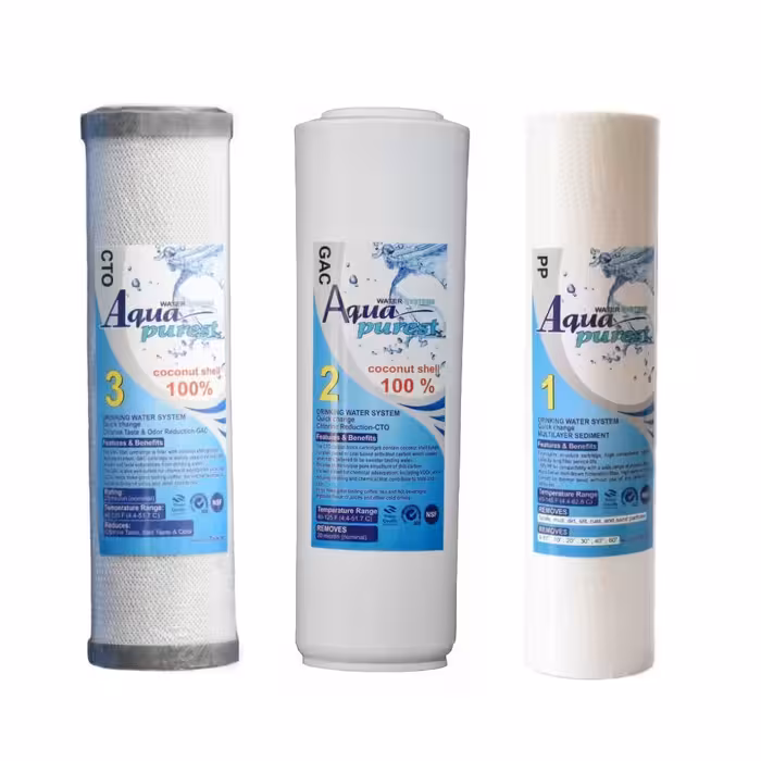 فیلتر دستگاه تصفیه آب آکوا پیورست مدل TS 301 NEW مجموعه 3 عددی