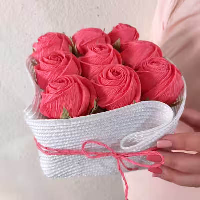 باکس گل مصنوعی مدل R102