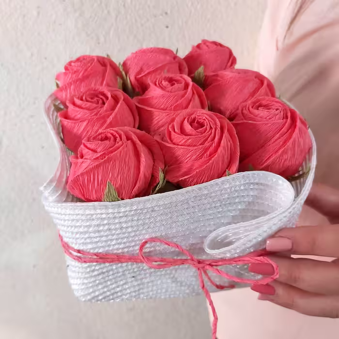 باکس گل مصنوعی مدل R102