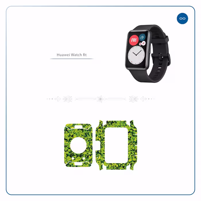 برچسب ماهوت طرح Leafs مناسب برای ساعت هوشمند هوآوی Watch Fit