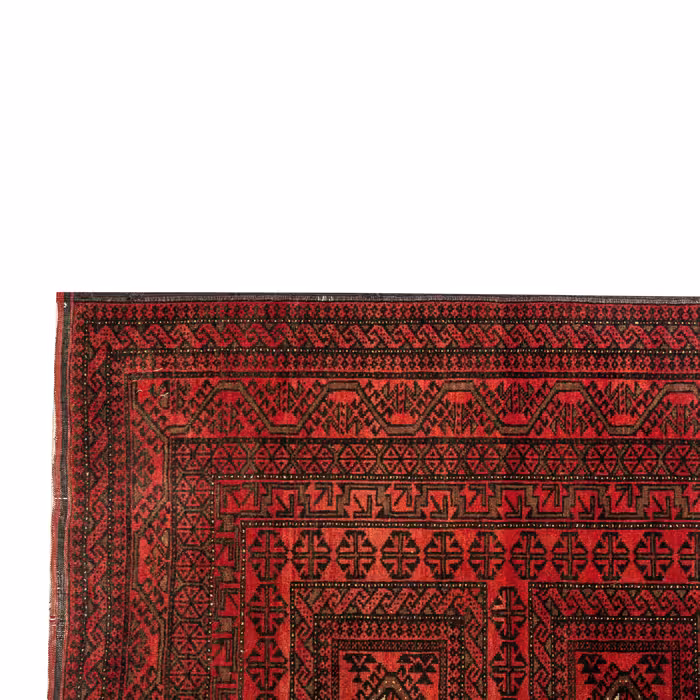 فرش دستبافت دو و نیم متری مدل نقشه بلوچ  کد 48.529