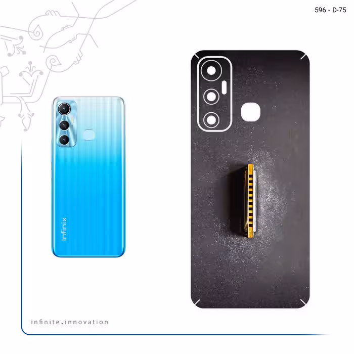 برچسب پوششی ماهوت مدل Harmonica مناسب برای گوشی موبایل اینفینیکس Hot 11