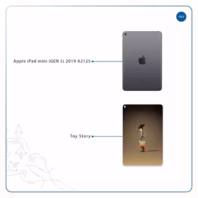 برچسب پوششی ماهوت مدل Toy Story مناسب برای تبلت اپل iPad mini (GEN 5) 2019 A2125